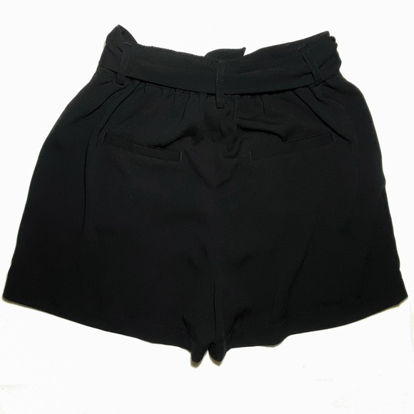 A New Day | Womens S | Black | High-Rise Paper Bag Shorts - Picture 3 of 4